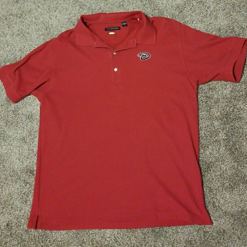 Dark Red AZ Diamondbacks Polo